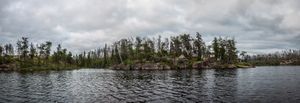 Campsite on Welkin Lake Island