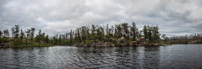 Campsite on Welkin Lake Island