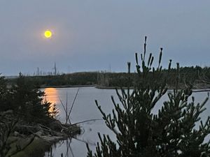 Pose Lake Campsite Moon