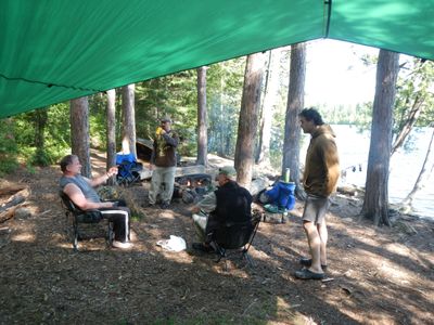 Canoe Lake camp