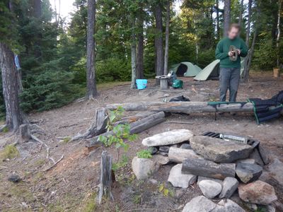 Bootleg lake campsite #1