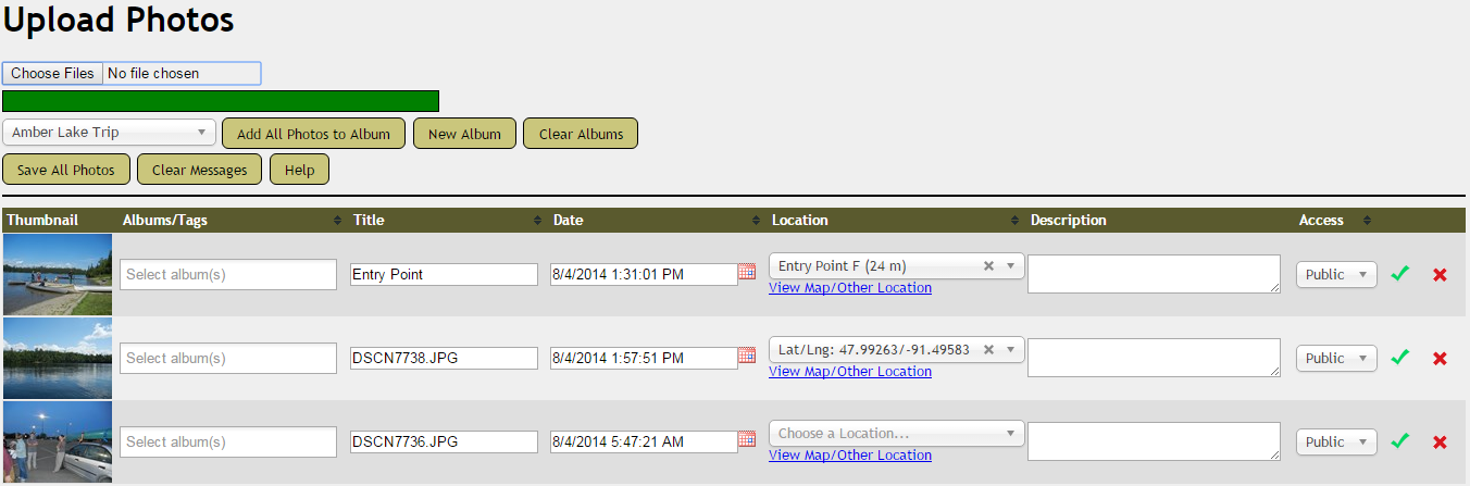 Upload Photos