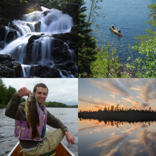 Montage of wilderness activities