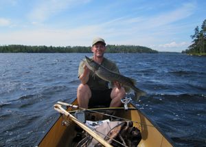 Fishing on Lac LaCroix