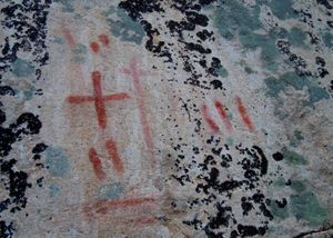 Rocky Lake pictographs