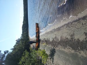 Landing on the north side of the portage