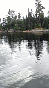 Fishing on Quetico Lake