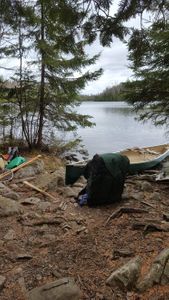 landing at little caribou