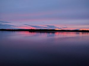 Sunset from the island