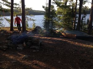 Hanging around camp