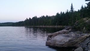View from the boat landing to the NE
