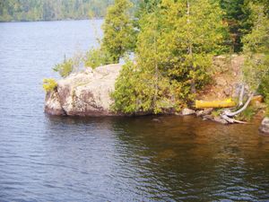 View of Crooked Campsite