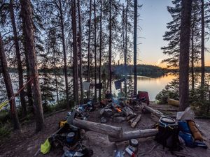 Deluxe Camp on Onnie Lake