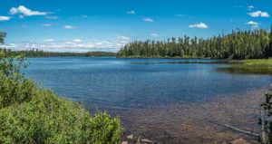 First lake on route to Onnie Lake