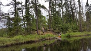 Campsite on Muskeg Lake