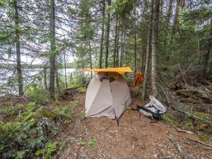 Island Camp Site on Glenn Lake