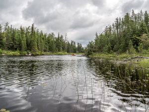 The Rostoul River out of Glenn Lake