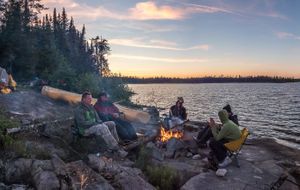 Great Campsite on Upper Hatchet