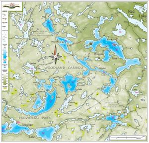 The Viking Lodge area Map