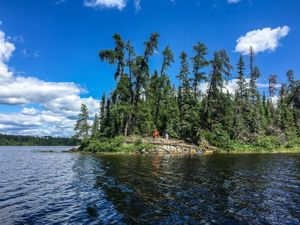 View of Campsite from Water