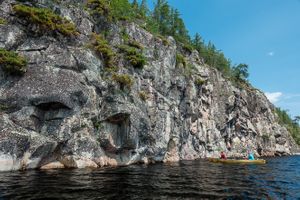 Pictograph Site on Hansen Lake