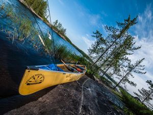 Great island campsite on Talon Lake
