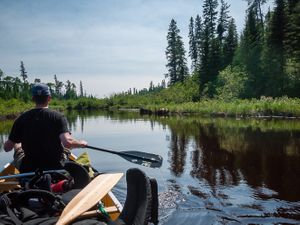 Paddling Leano Creek