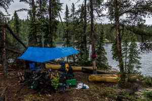 Island Camp on Upper Kilburn