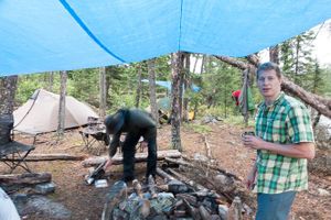 Island Camp on Upper Kilburn