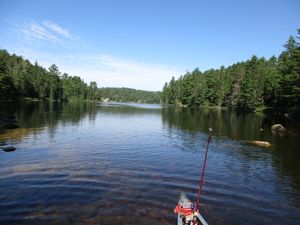 Looking West from Cove near Portage in Isabella