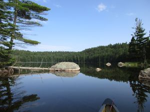 Entrance into the Bay that contains portage to McIntyre