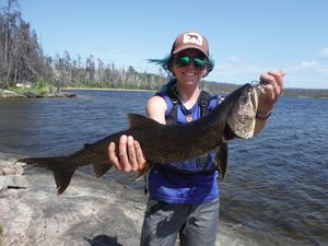 Good trout on Wrist