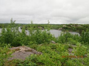View near Site 351 latrine