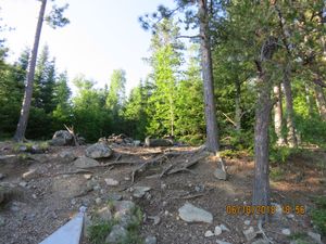 Campsite #2040 view from the landing