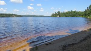 Loon Lake Beach at Heritage Portage