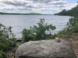 South Arm Rock Campsite View