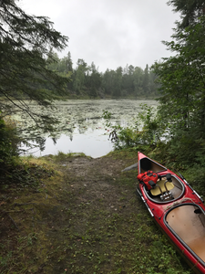 View to Fente Lake from Portage 791