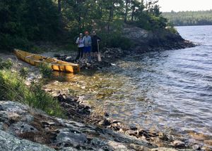 Skidway Island - beach landing