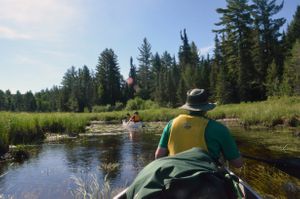 Paddling the Moosecamp