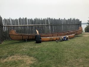 Our canoe is smaller