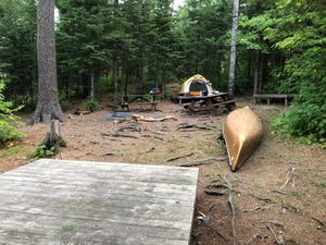 Campsite at Fort Charlotte