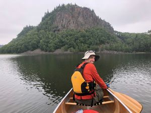 Approaching Fowl Portage on S. Fowl Lake