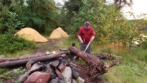 Our 1st Campsite at Sea Gull
