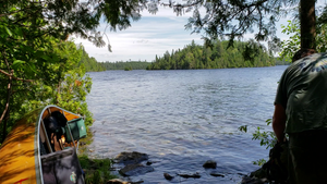 Tough portage but worth seeing Cherry Lake