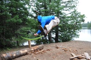 Chopping Wood...or Gymnastics?