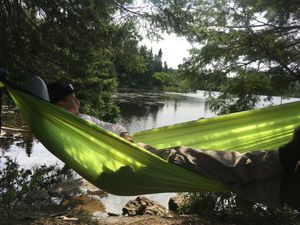 Perfect little hammock spot