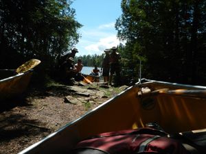 2015 Brule North Loop Portage End into Mulligan Lake
