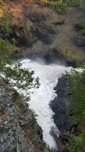 Partridge Falls from campsite
