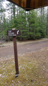 Logging Road Crossing on Grand Portage