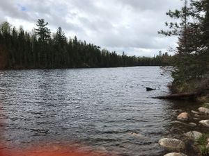 Gun Lake from portage